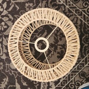 Bestoyard pendent rattan lamp shade